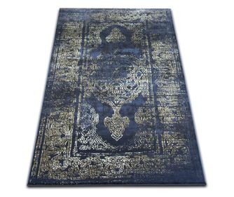 Koberec DROP JASMINE 456 Tmavě modrá 160x220 cm  160x220 cm