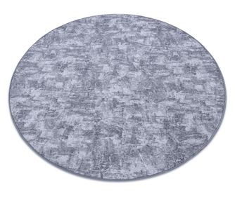 Килим колело SOLID сив 90 БЕТОН кръг 133 cm  P133 см