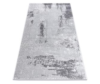 модерен MEFE килим 8731 Vintage - structural две нива на руно сив 280x370 cm  280x370 см