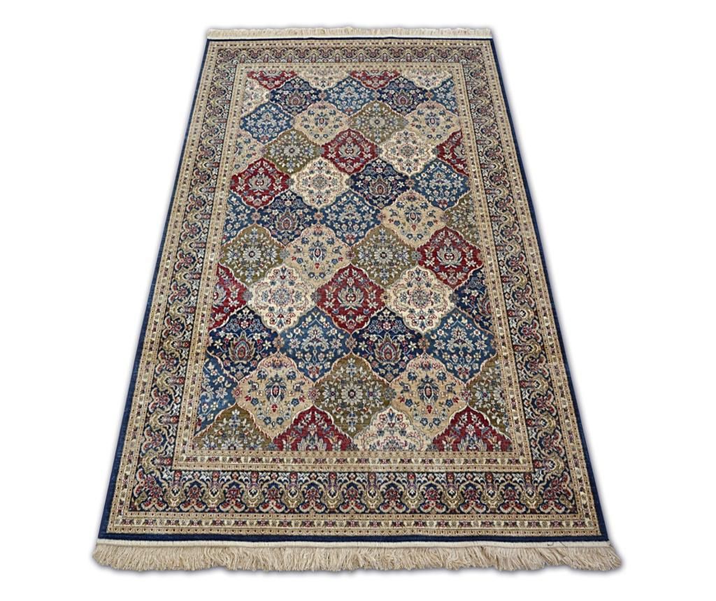 WINDSOR 22937 Rug Rosettes Fringes Traditional Dark Blue 120x170 cm