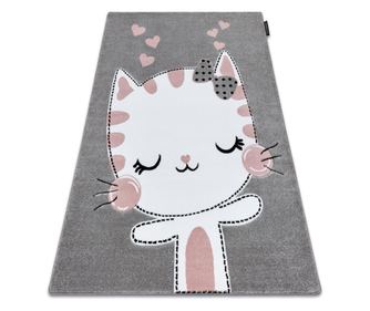 Dywan PETIT KITTY KOTEK szary 200x290 cm  200x290 cm