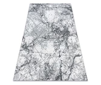 Килим AKRYL VALENCIA 073 мрамор светло сив / тъмно сив 80x150 cm  80x150 см
