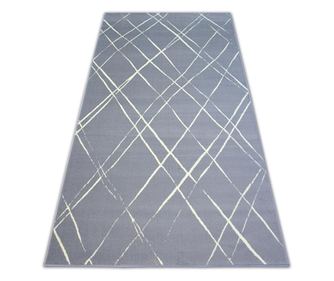 Bcf szőnyeg BASE STROKES 3970 négyzetek szürke 120x160 cm
