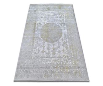 Akril valencia szőnyeg 2328 ORNAMENT fényes szürke / mustár 80x150 cm 80x150 cm