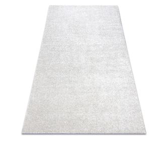 KOBEREC, Koberec metráž SANTA FE krémový 031 hladký,  Jednotný  jednobarevný 200x400 cm  200x400 cm