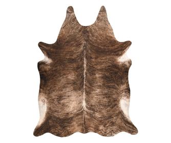 Kobercová umělá hovězí kůže, kráva G5068-1 hnědá kůže 100x150 cm  100x150 cm