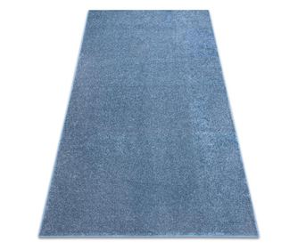 Covor - Mocheta SANTA FE albastru 74 simplu, culoare, solidă 150x250 cm  150x250 cm