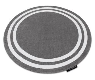 HAMPTON szőnyeg keret kör szürke kerék 140 cm P140 cm