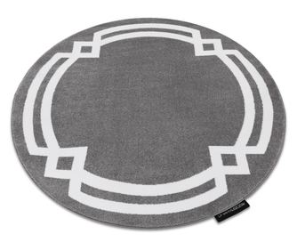 HAMPTON szőnyeg Lux kör szürke kerék 140 cm P140 cm
