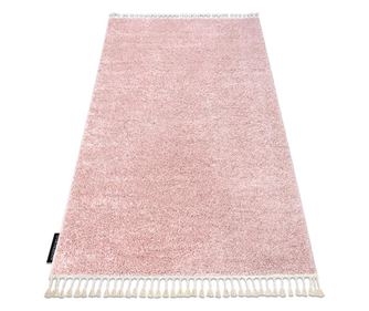 Szőnyeg BERBER 9000 rózsaszín Rojt shaggy 160x220 cm 160x220 cm