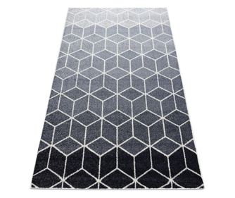 Szőnyeg Heos 78590 krém / ezüst / antracit KOCKA 120x170 cm 120x170 cm