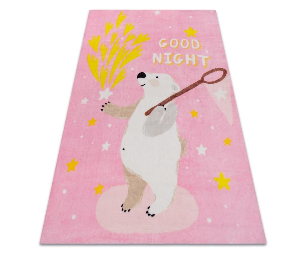 PLAY Rug Bear Stars G4016-5 pink anti-slip 120x170 cm