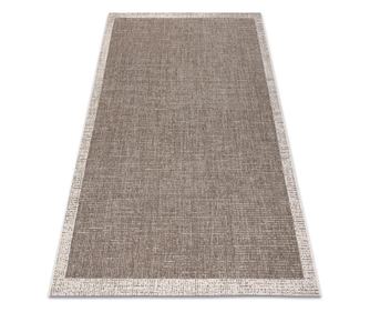 DYWAN SZNURKOWY SIZAL FLOORLUX 20401 Ramka taupe / szampański  120x170 cm  120x170 cm