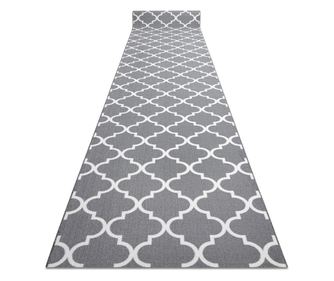 Csúszásgátló futó szőnyeg  LÓHERE MAROKKÓI szürke Trellis 30352 57 cm 57x580 cm