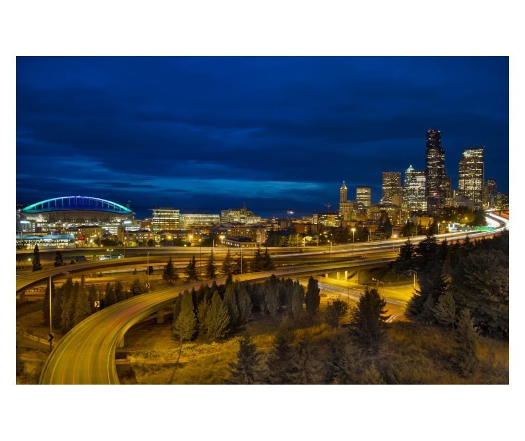 City Blues Canvas Print, 50x35 cm