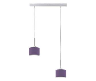 Viseća lampa MONTANA Četkani čelik Ljubičasta