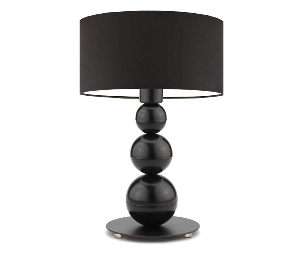 Namizna svetilka HONOLULU črno-rjava