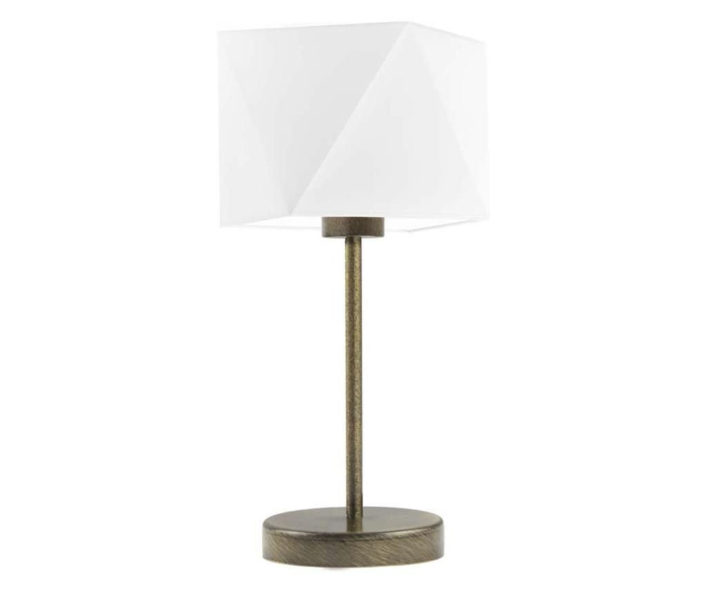 WUHU namizna svetilka, starinsko zlata in bela