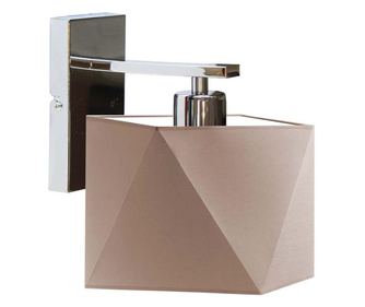 ODESSA Zidna Lampa Krom Bež