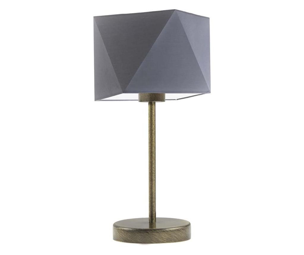 WUHU starinsko zlato siva namizna svetilka