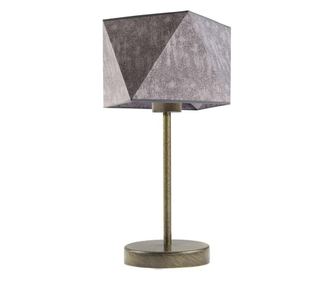 WUHU Asztali Lámpa Antik (Régi) Arany Szürke Melanzs (Beton) KLASSZIKUS 43x23 cm