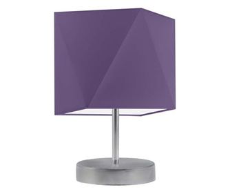 PASADENA Namizna Svetilka Srebrna Vijolična