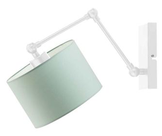 Nástěnná lampa TULON bílá máta