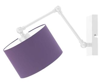 TULON Zidna Lampa Bijela Ljubičasta