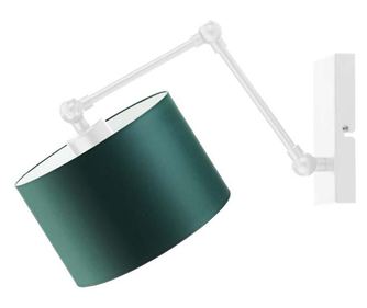 TULON Zidna Lampa Bijela, Boja Boce Zelena