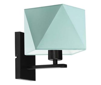 DALLAS Zidna Lampa Crna Menta