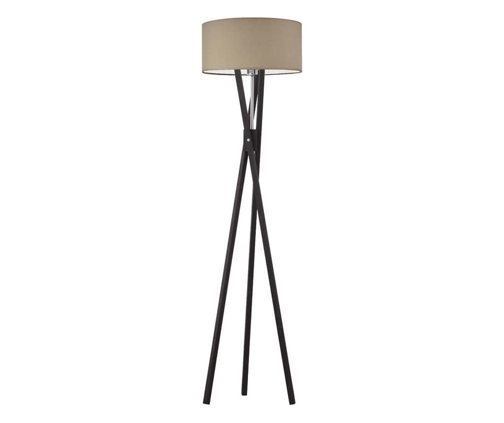 ELX Φωτιστικό Δαπέδου Έβενος Μπεζ