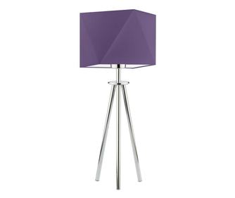 Lampă de birou SOVETO crom violet