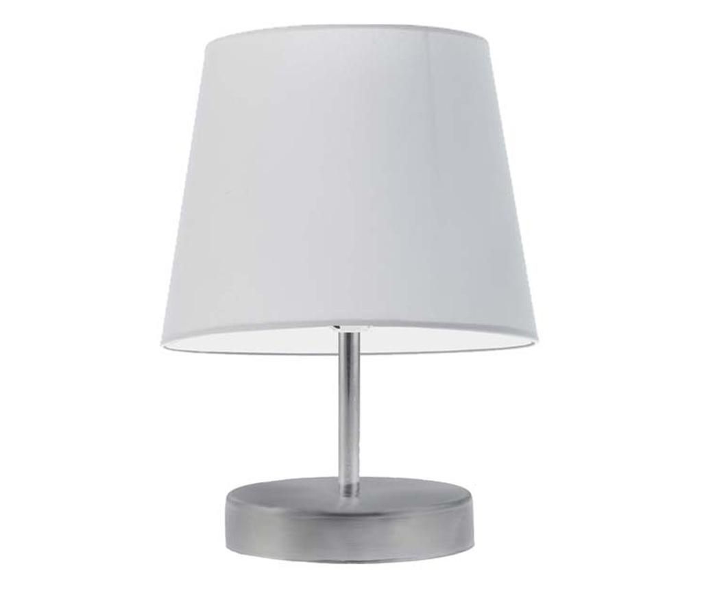 ALMADA Lampă de Noptieră Argintiu Gri Deschis