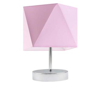 Stolna lampa PASADENA Krom Svijetlo Ružičasta