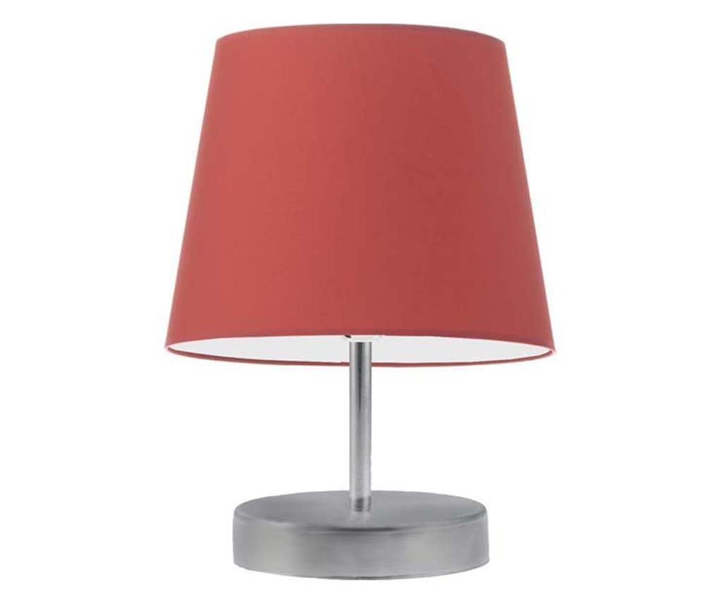 ALMADA Srebrno-crvena noćna lampa