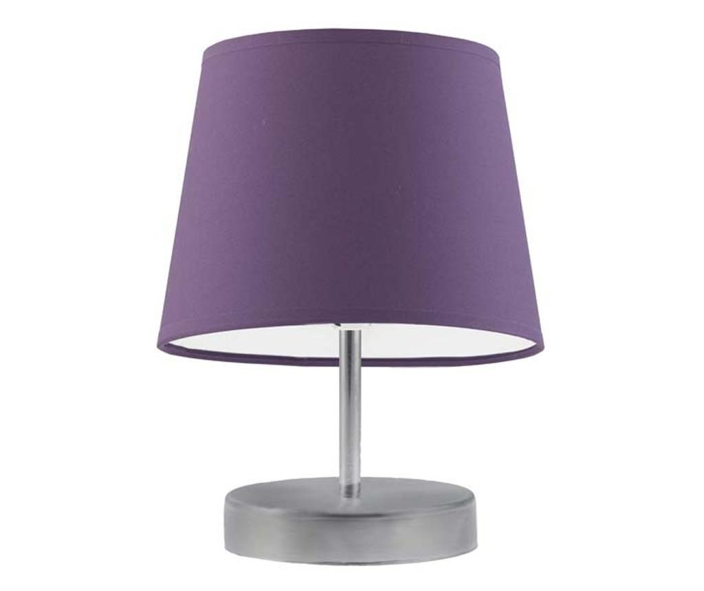 ALMADA Ezüst Lila Éjjeli Lámpa