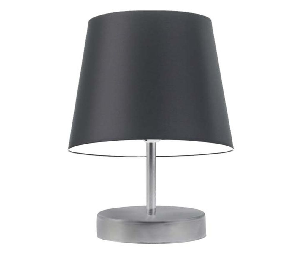 ALMADA Ezüst Fekete Éjjeli Lámpa