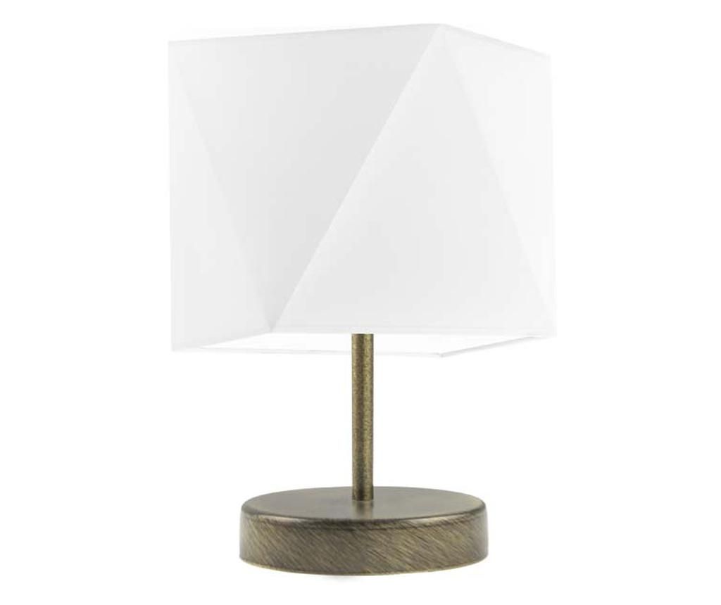 Namizna svetilka PASADENA starinsko zlata in bela