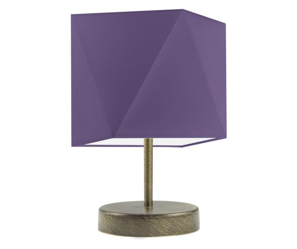PASADENA Namizna svetilka, starinsko zlata, vijolična