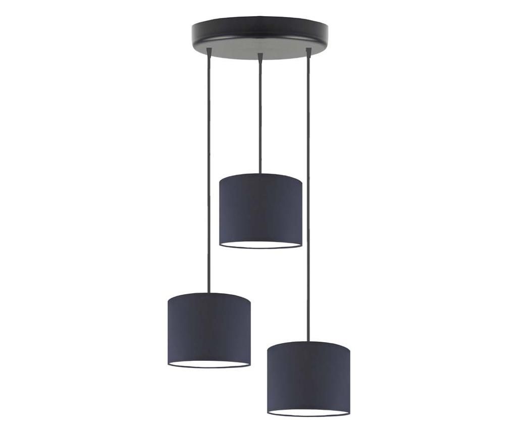 PUEBLO Függőlámpa Fekete Sötétkék