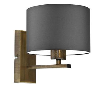 AURORA Zidna lampa, Antikno zlatna, Grafitna