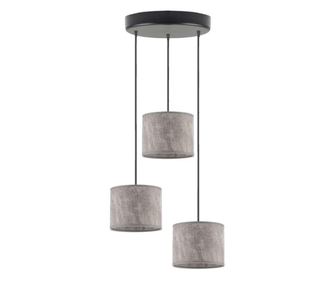 PUEBLO Függőlámpa Fekete Szürke Melange (Beton)