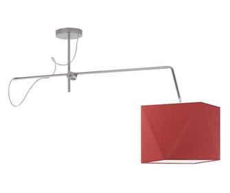 BUFFALO Viseča Svetilka Srebrno-Rdeča