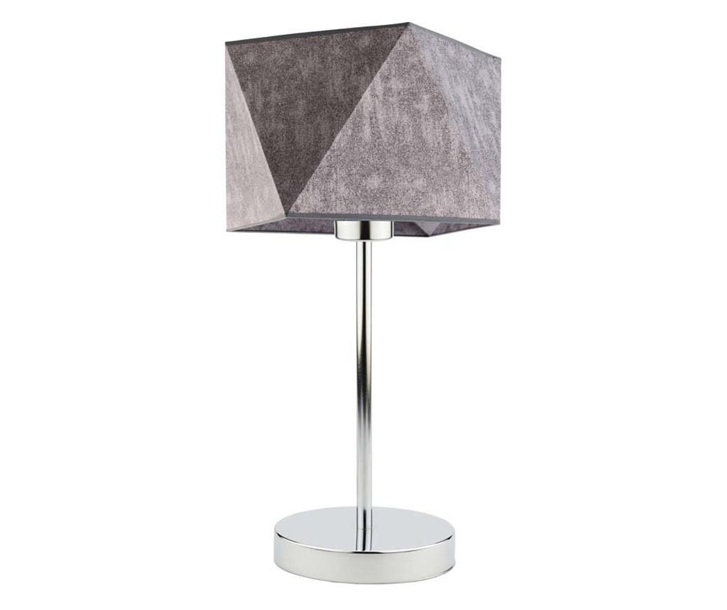 WUHU Asztali Lámpa Króm Szürke Melange (Beton)