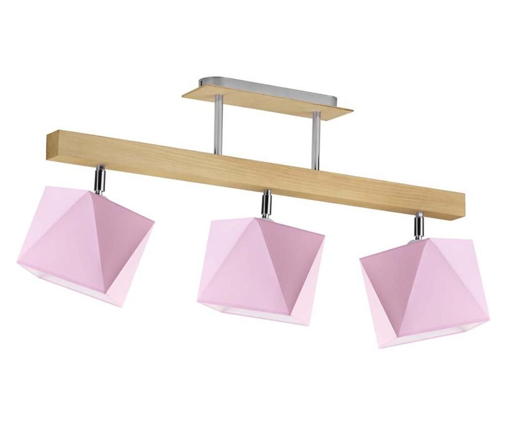 MIRAMAR Mennyezeti Lámpa Világos Tölgy Világos Rózsaszín