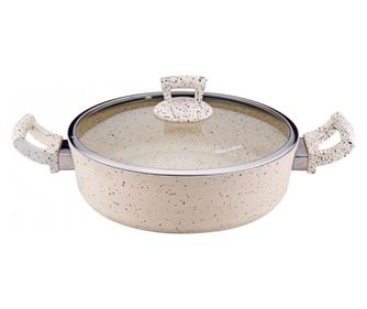 HASCEVHER GRANITE Oala 26x7,5cm 3,9l crem