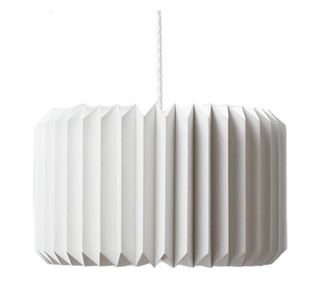 Abajur din hartie carton, forma minimalista decorativa, asamblare manuala