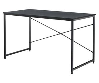 Бюро за компютър, 120 x 60 x 72 cm, Черно