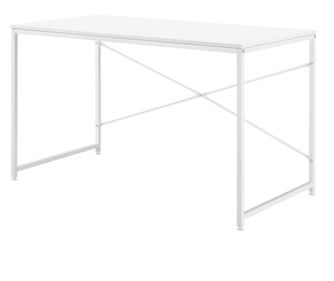 Бюро за компютър, 120 x 60 x 72 cm, Бяло