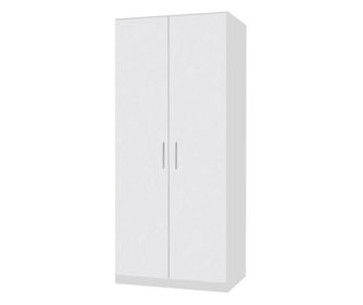 Dulap 2 usi,E4, 200x90x50 cm, PAL 18mm, Alb Lara Modul, 2021, PAL, 90x50x200 cm, Alb mat